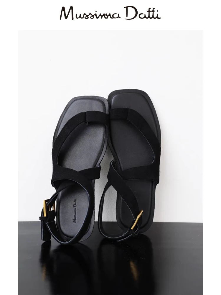 Murrinna Daffi 2024 новые модные женские туфли из натуральной кожи на плоской подошве