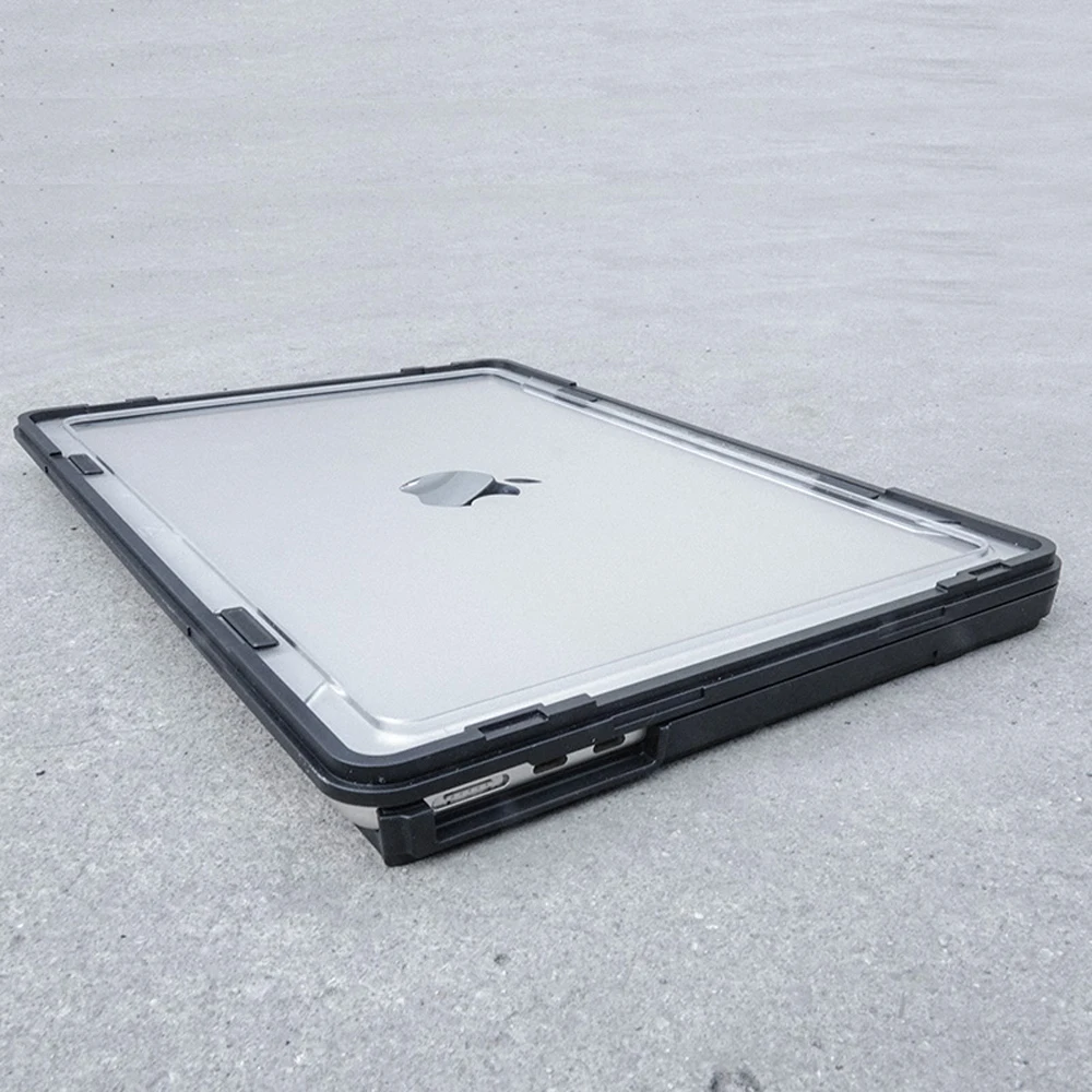 Фото FATBEAR тактический военный класс ударопрочный армированный чехол для Macbook Air 13,6 дюймов Pro 14,2 дюймов A2681/A2442/A2779 №4