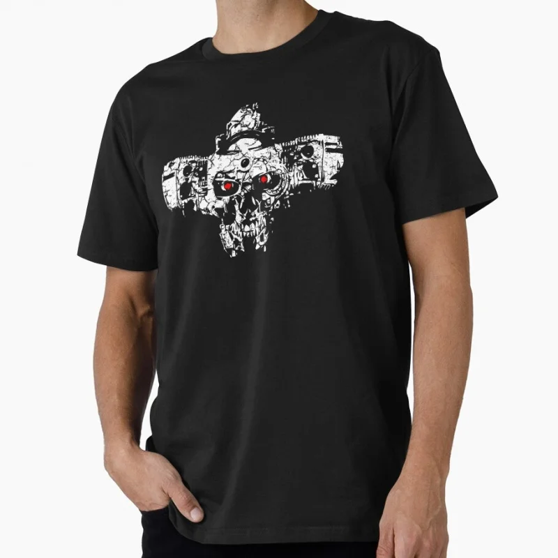 Фото Футболка с изображением Boxer Engine Terminator, мотоциклетная, в стиле ретро, научно-фантастическая, подарочная, с графикой Skynet Cyberdyne Systems Cyborg, американские размеры S-6XL №1