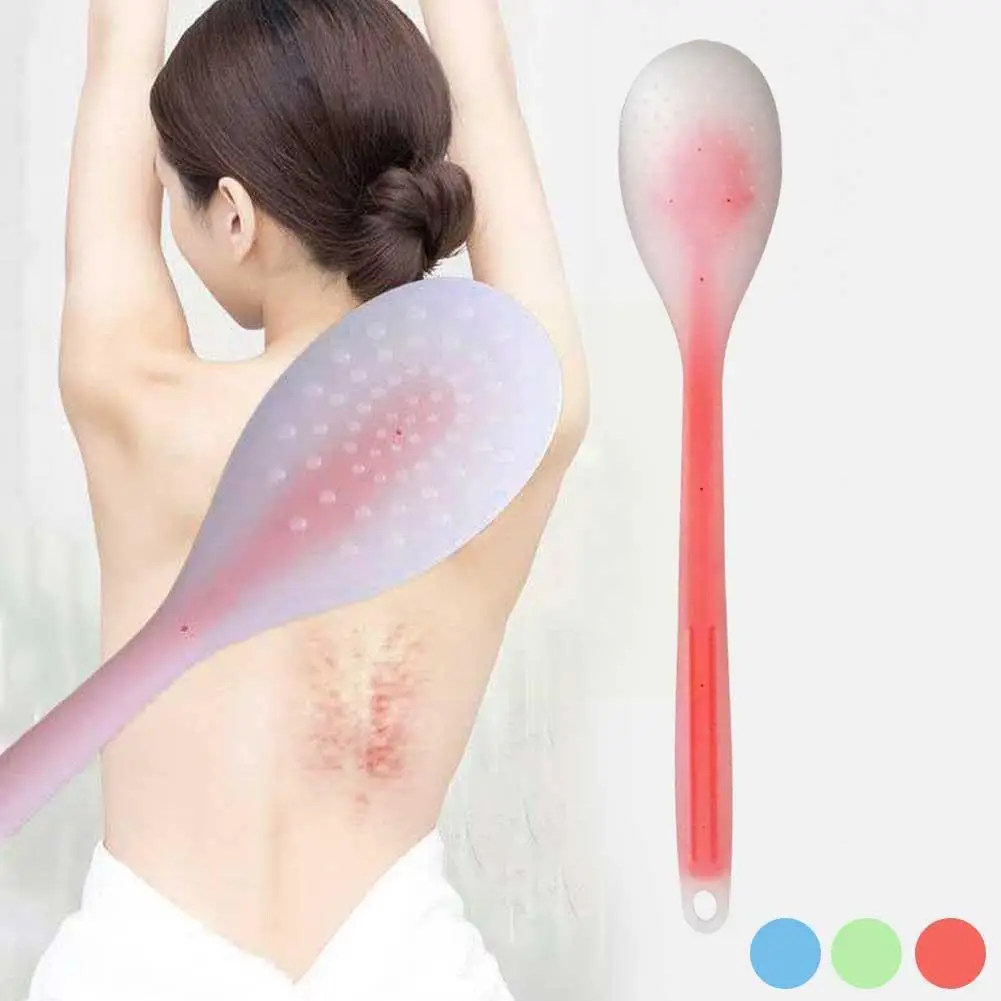 

Meridian Stick Massage Long Silicone Massage Stick Filming Board Sandpaper Relax Stick Acupoint Body Tapping Body L4z4