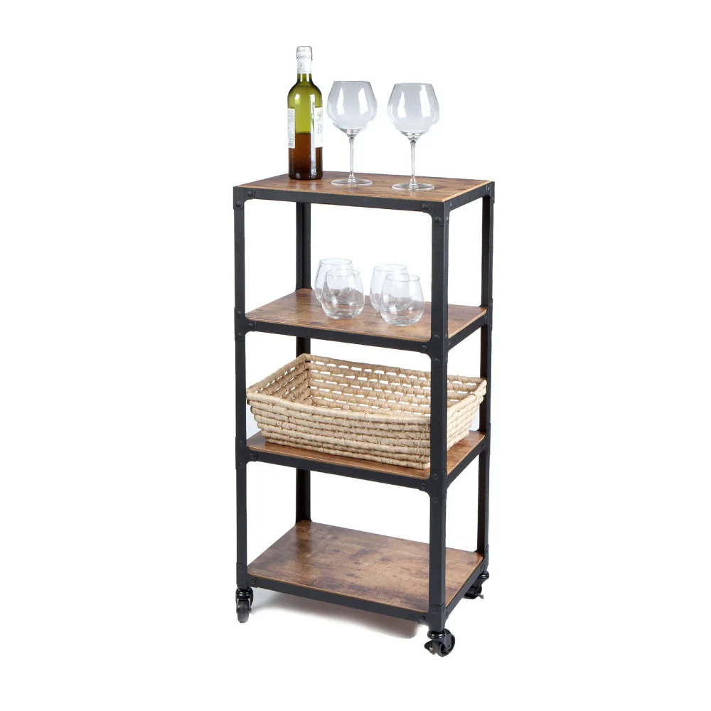 

Charm 4 Shelf Mobile Kitchen Serving Cart