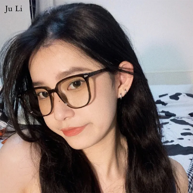

WENLCCK The new versatile simple mirror rack flat -light mirror men's same black frame showed face glasses