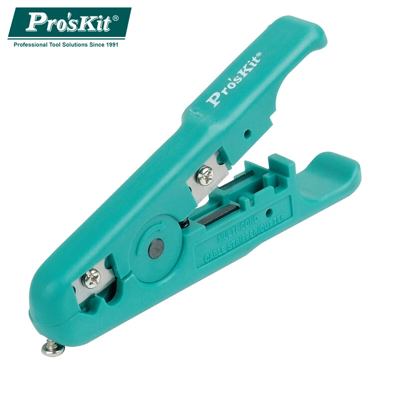 

Original Pro'sKit 6PK-501 Adjusting Knob Stripping Tool UTP/STP Ф3.2~9mm Network Stripper