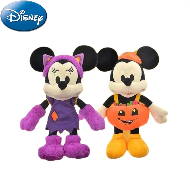 

Мягкие игрушки с героями Диснея, Хэллоуин, Микки и Минни, подарок для девочек, детские куклы