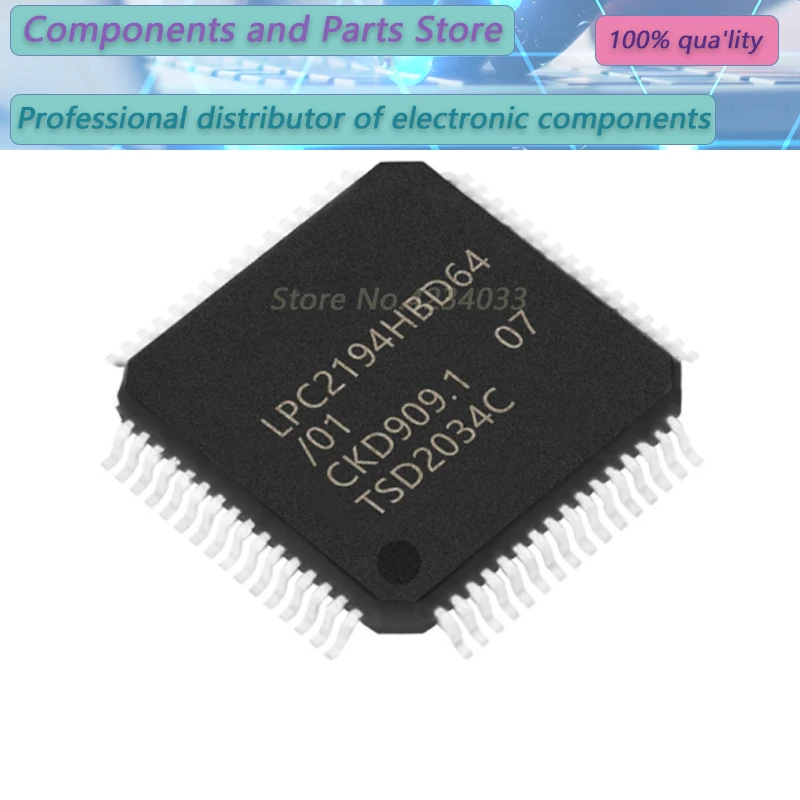 

1-10PCS LPC2194HBD64 LPC2194HBD6 LPC2194HB QFP64 NEW100% LPC2194 HBD64