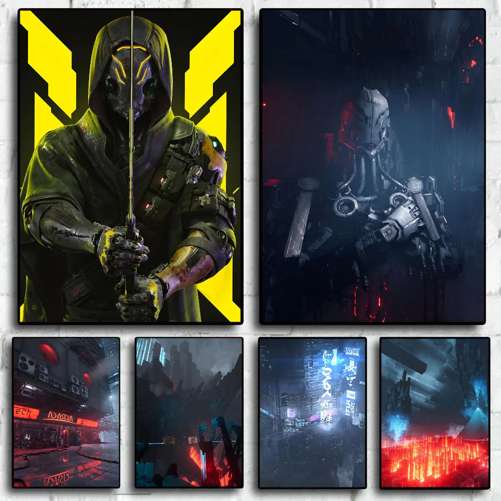 1 шт. плакаты Ghostrunner 2 Плакаты HD для домашней комнаты бара кафе Декор искусство