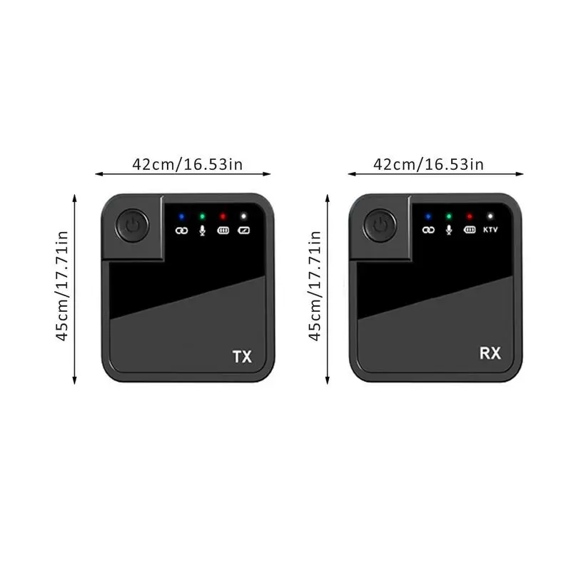 

Беспроводная система с микрофоном на лацкане, 2,4 ГГц, портативный мини-микрофон для шумоподавления, записи аудио и видео, удобная в переноск...