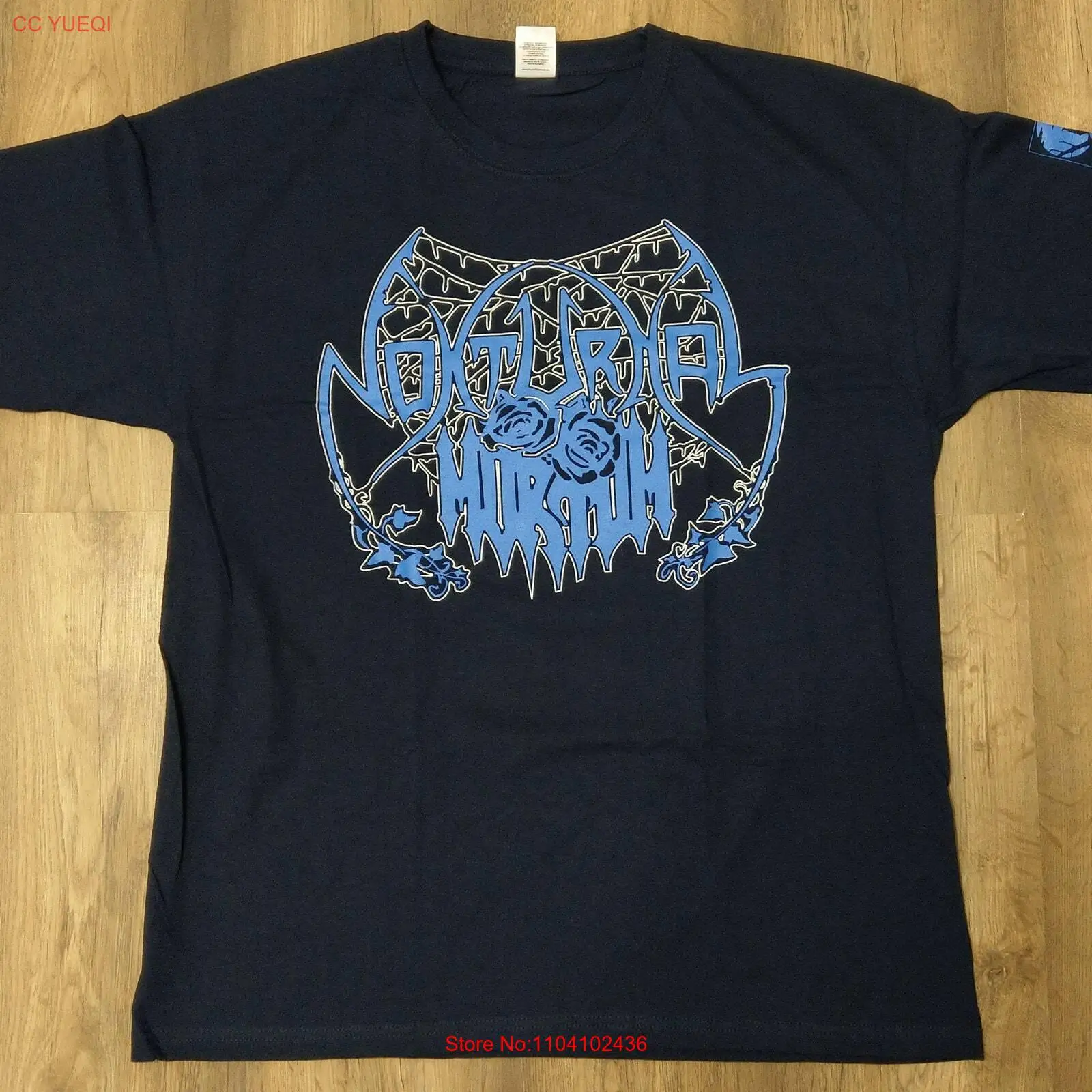 NOKTURNAL MORTUM - Лунная поэзия синяя (футболка) официально лицензированная