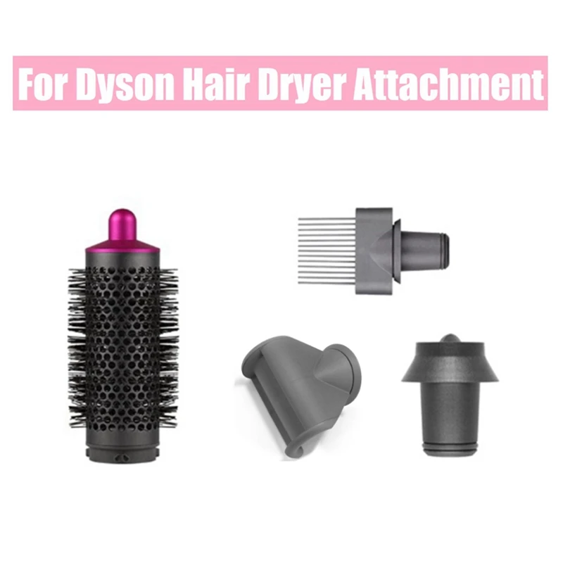 

Cylinder Comb Wide Tooth Comb Anti-Flying Nozzle For Dyson Supersonic Hair Dryer Curling Attachment Air Styler Tool