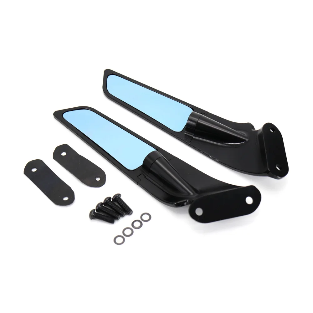 

Motorcycle Side Mirrors Modified Wind Wing Adjustable Rotating Rearview Mirror for Kawasaki Ninja 650 NINJA400 250 300
