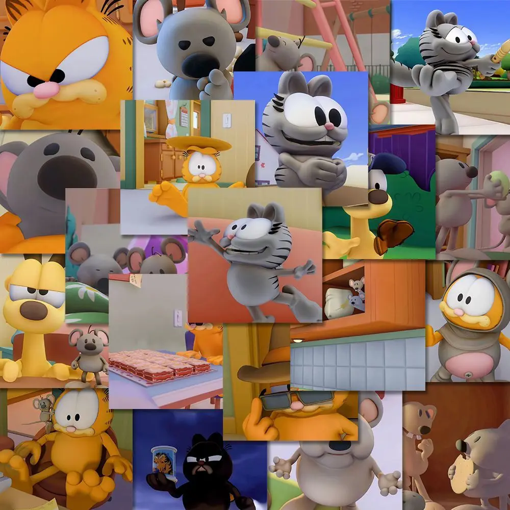 

Garfield милый мультяшный имбирный Кот наклейка Kawaii Наружная игрушка украшающая ручная учетная запись багажник компьютер украшение милые детские подарки