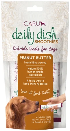 

JMT Daily Dish Smoothies Lickable Treats for Dogs Peanut Butter 2oz