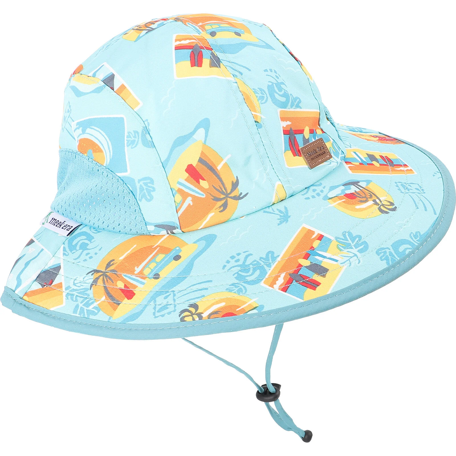 

Children's Hat Baby Fishing Outdoor Sun Kids Protection Neck Cover Polyester Flap Wide Brim Adjustable