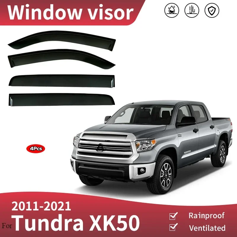 Для Toyota Tundra XK50 Weathershie защита от атмосферных воздействий дверной козырек