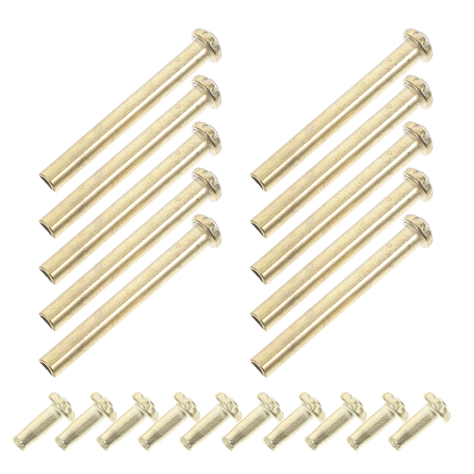 10 комплектов аксессуаров для шляп вентилятор гвоздь металлические заклепки вала