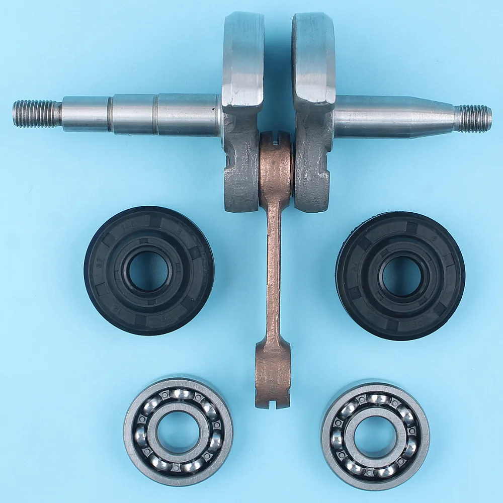 

Crankshaft Crank Shaft Oil Seals All Balls Bearings For Husqvarna 136 137 141 142 Chainsaw 530 029 794 бензопила
