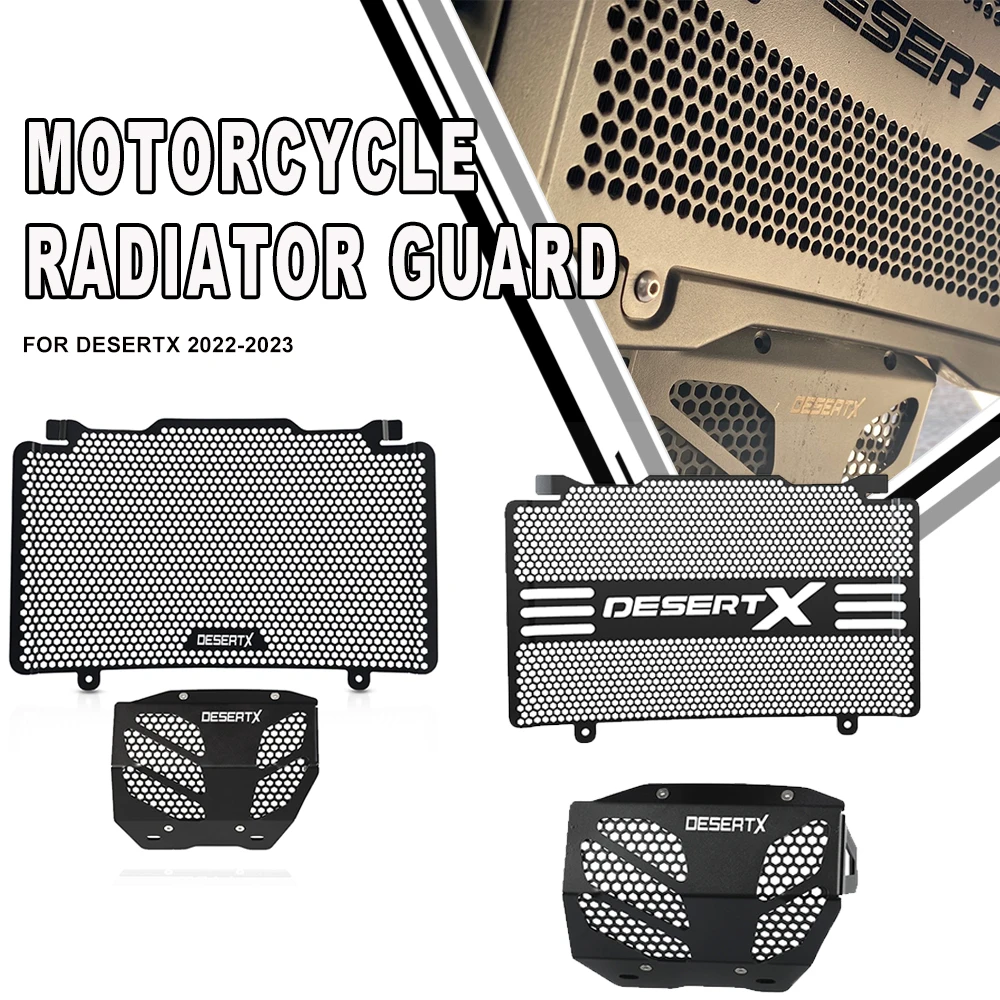 

2023 For Ducati DesertX DESERT X 2022 2023 Motorcycle Radiator Grille Cover Protection Oil Cooler Grill Guard Protector Desert X