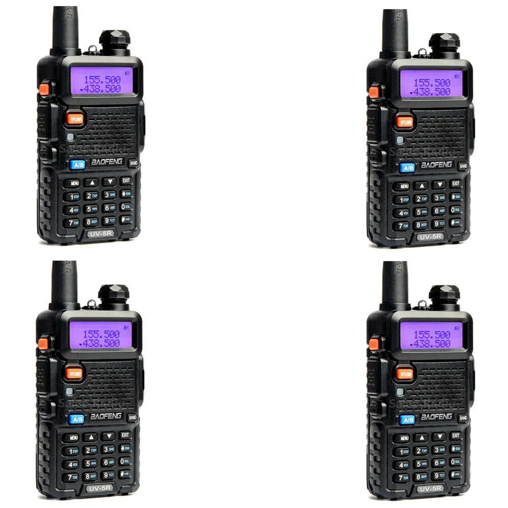 

4 шт., двухдиапазонное радио VHF/UHF