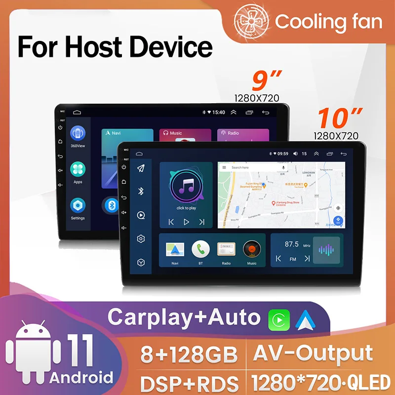 

MEKEDE Android 11 9"10" QLED Touch Screen 128G ROM Car Radio Multimedia Auto MP5 Player DSP Stereo Carplay 4G LTE Wifi 2.5" MP3