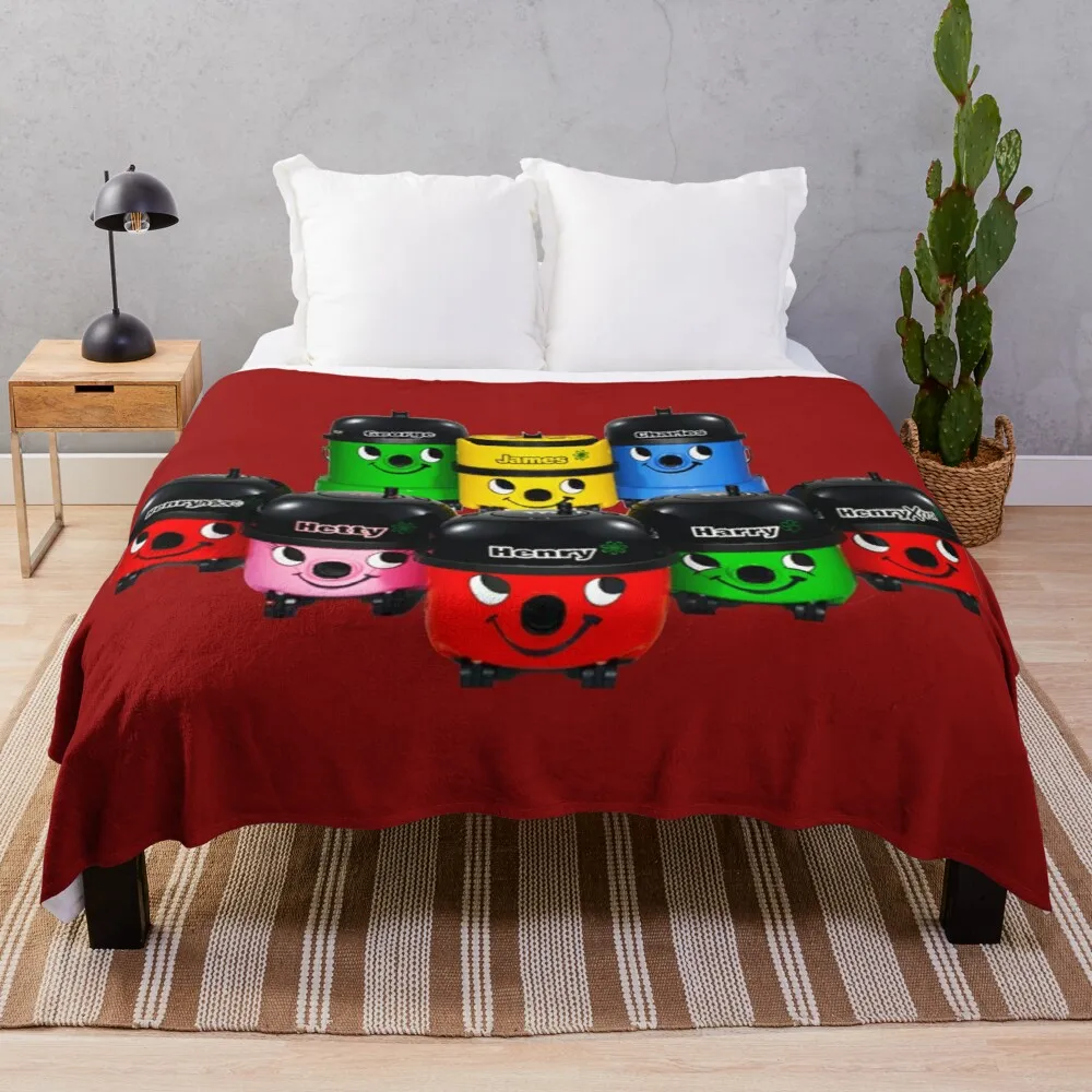 

Henry Hoover and Friends Throw Blanket Decorative Sofa Blankets