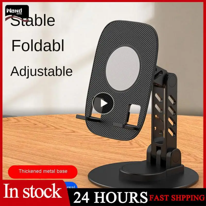 

Video Bracket Support The Lazy Household 360° To Rotate Strong Load Live Streaming Fold Biaxial Portable Thicken One-piece Base