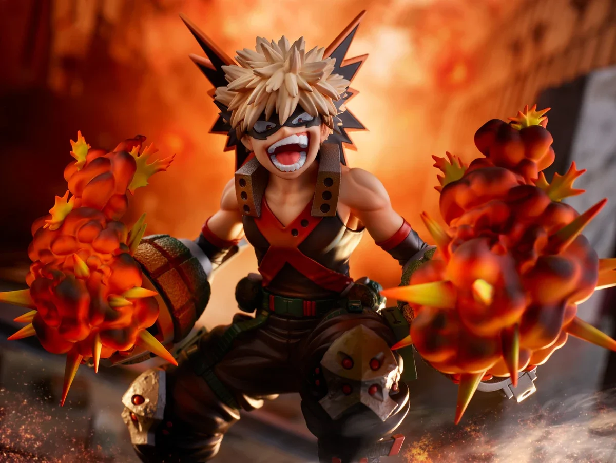 В наличии SEGA S-FIRE My Hero Academia Bakugo Katsuki аниме персонаж ПВХ коллекция фигурка модель