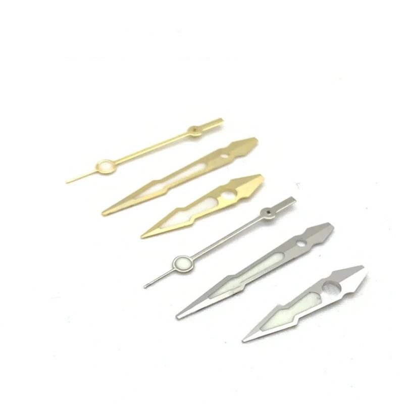 

Новинка 2023, 1 комплект зеленых светящихся стрелок для часов, подходит для 46941 46943, иглы для движения, ремонт часов, запасная часть золотистого/серебристого цветов