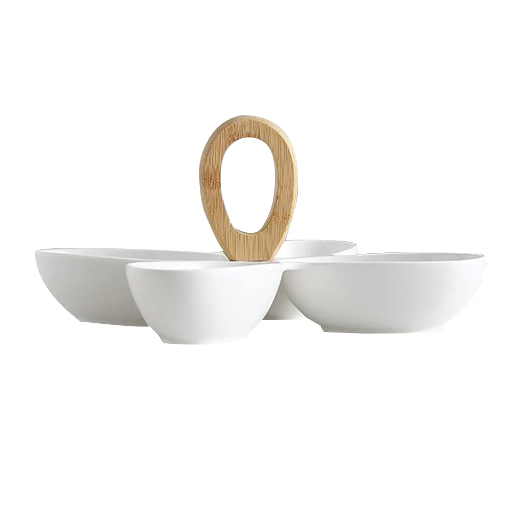 

Фруктовый поднос в японском стиле, керамическая тарелка для фруктов, бытовой поднос для закусок, тарелка для сухофруктов