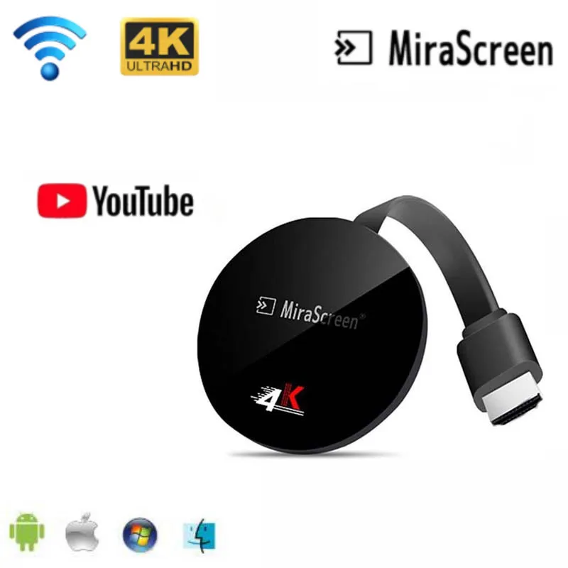 

Mirascreen G7 Plus 5G wifi беспроводной дисплей dongle 4K TV stick Airplay Miracast DLNA stream cast dongle Anycast mirror screen