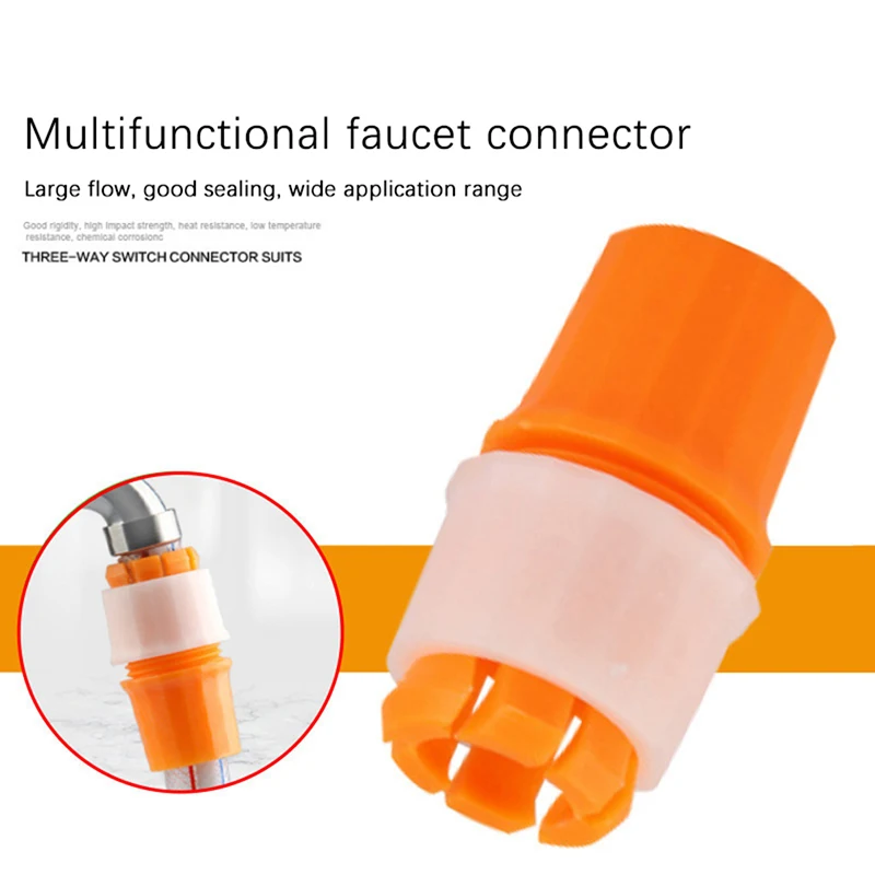 

2pcs Faucet Joint Hose To Hard Pipes Adapter Tap Connector Faucet Adapter Multipurpose garden Tap Hose Connector 16-20MM
