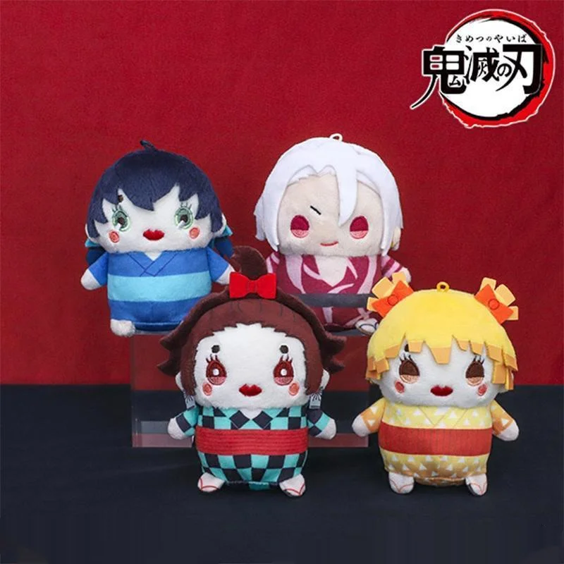 

Original Anime Demon Slayer Plush Toys 9cm Cartoon Soft Stuffed Doll Kimetsu No Yaiba Dolls Zenitsu Nezuko Giyuu Kamado Tanjiro