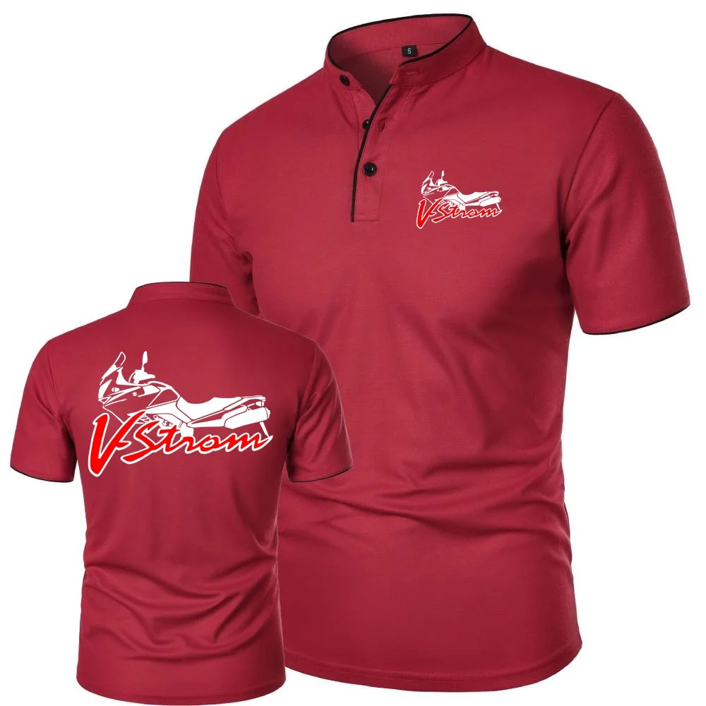 Рубашки поло V-Strom DL 650 мотоциклетная мужская футболка с короткими рукавами