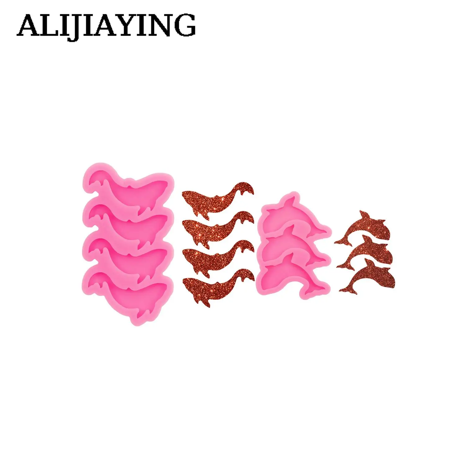 

Глянцевые силиконовые формы DY1537 в виде мини дельфина из эпоксидной смолы, искусство поделок, кошка, помадка, шоколад, конфеты
