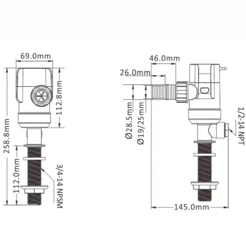 Насос Seaflo 13 серии 12 В SFBP1-G1100-13C