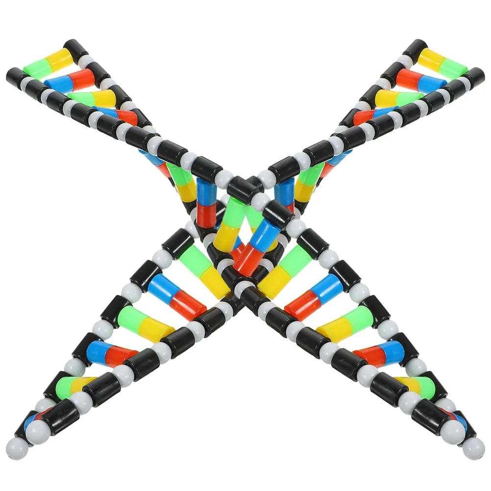 

Double Helix Model Science Educational Instrument Plaything Teaching Aids Plastic Gene DNA Biology Kit