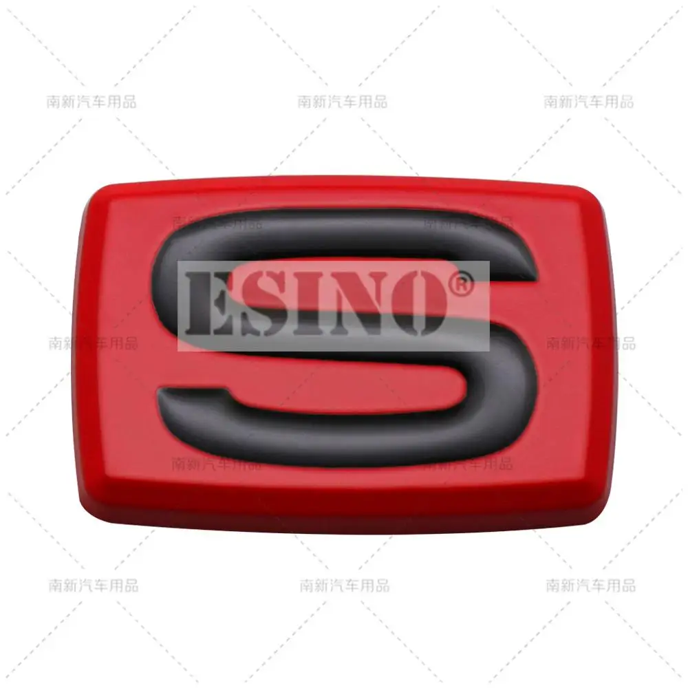 Стайлинг автомобиля 3D S логотип производительности металл цинк алой значок корпус клейкая эмблема декоративная наклейка значок pin joy кролик круглый металл 12 08599 935