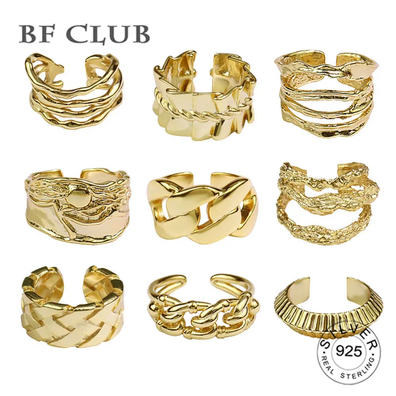 Женское кольцо с цепочкой из серебра 925 пробы геометрическим рисунком | Украшения