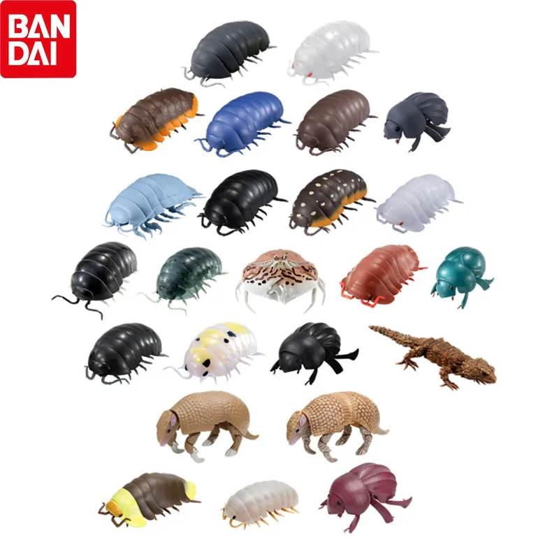 

Bandai Подлинная гасяпон Краб ящерица P.giganteus активная совместная экшн-фигурка модель коллекционные украшения игрушки подарок для детей на ден...