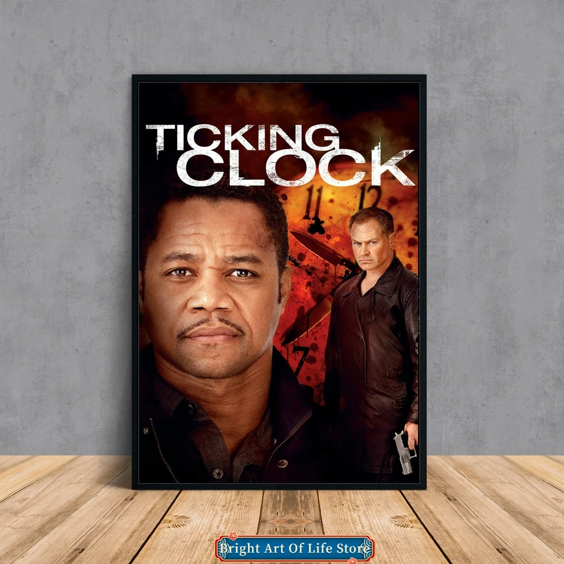 

Ticking Clock (2011) Classic Movie Poster Star Cover Photo Canvas Print Apartment Home Decor Wall Painting (Unframed)