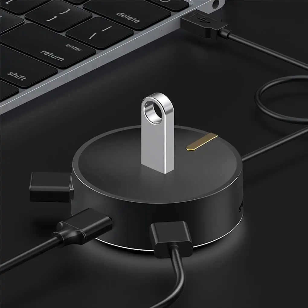 

Usb-хаб 4 порта адаптер сплиттер данных быстро распознанный ноутбук