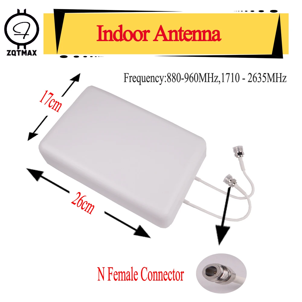 

ZQTMAX 880~2635MHz Communication Antenna For 2g 3g 4g Lte Repeater Mobile Signal Booster 2x2 Mimo Panel Antenna