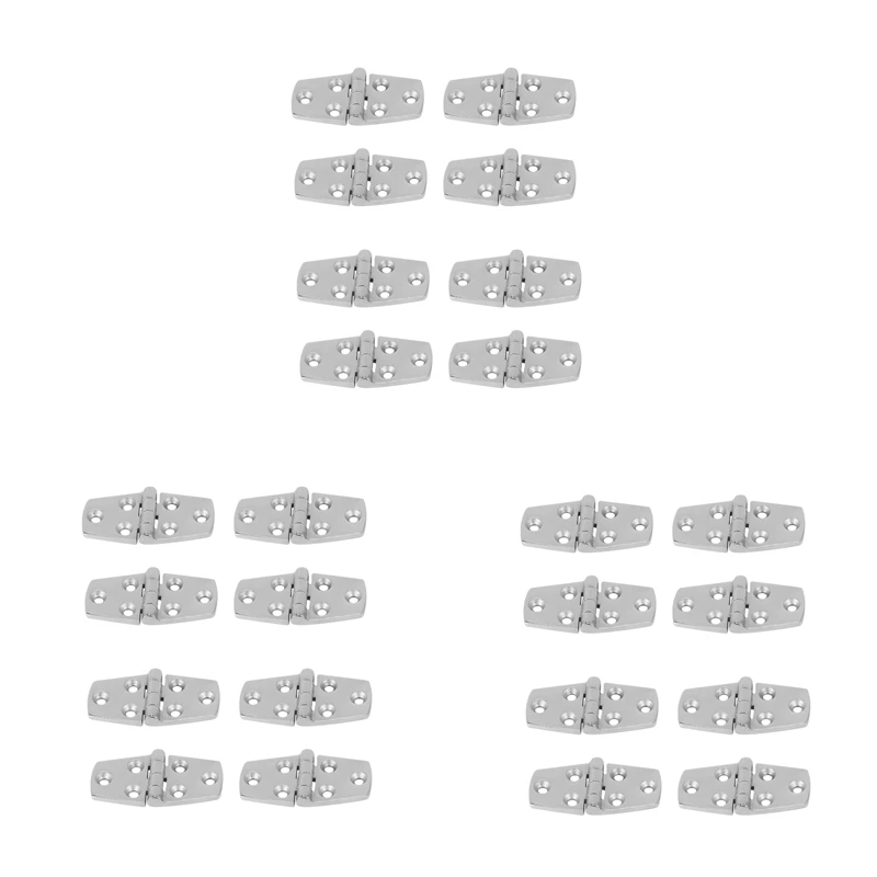 

24 шт., петли из нержавеющей стали для морской лодки, яхты, 76X38 мм