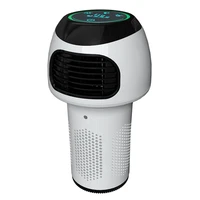 Mini Portable Car Air Purifier for Home Bedroom Office Desktop Pet Room Air Cleaner for Car with True HEPA Filters