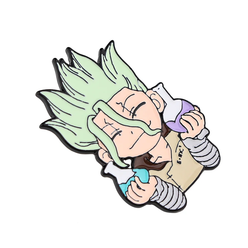 Женская эмалированная брошь Dr.STONE в виде рюкзака аксессуар для одежды |