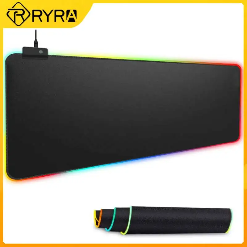

Коврик для мыши RYRA RGB, игровой коврик для мыши XXL, большой коврик для мыши для геймеров, большой светодиодный коврик для мыши, компьютерный ко...