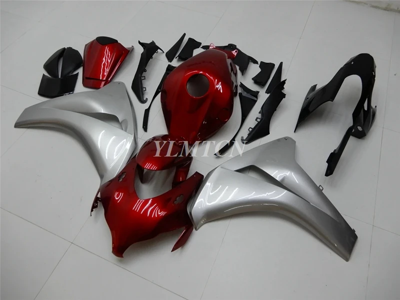

New ABS Fairings Kit Fit For Fit Honda CBR1000RR 2008 2009 2010 2011 08 09 10 11 Fairing Kit Body Shell Custom Red Silver