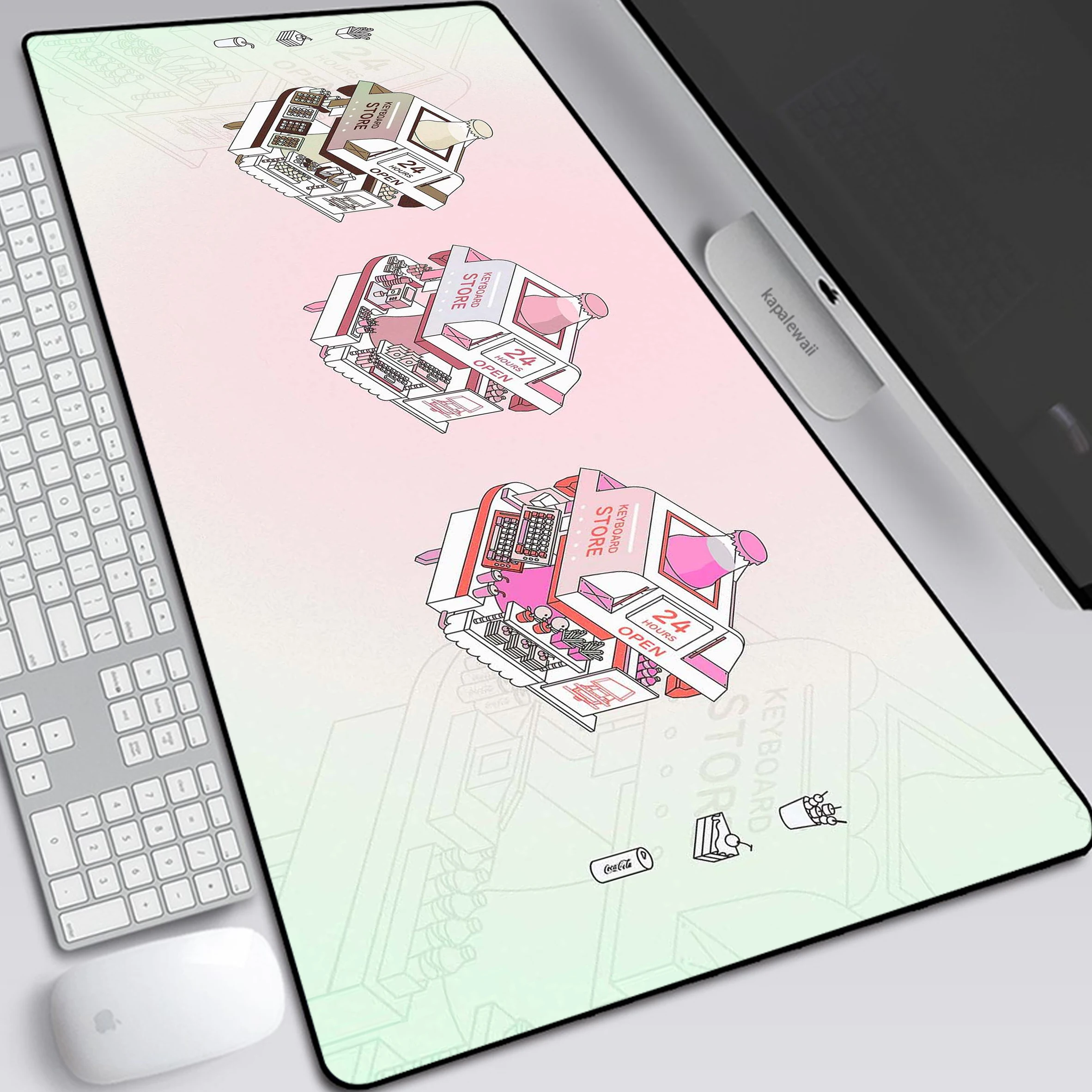 

Gradient Student Desk Mat Mouse pad Computer Player Accessory Mouse pad Large Home Work Mat Keyboard Mause Desk Mats PC Deskpad
