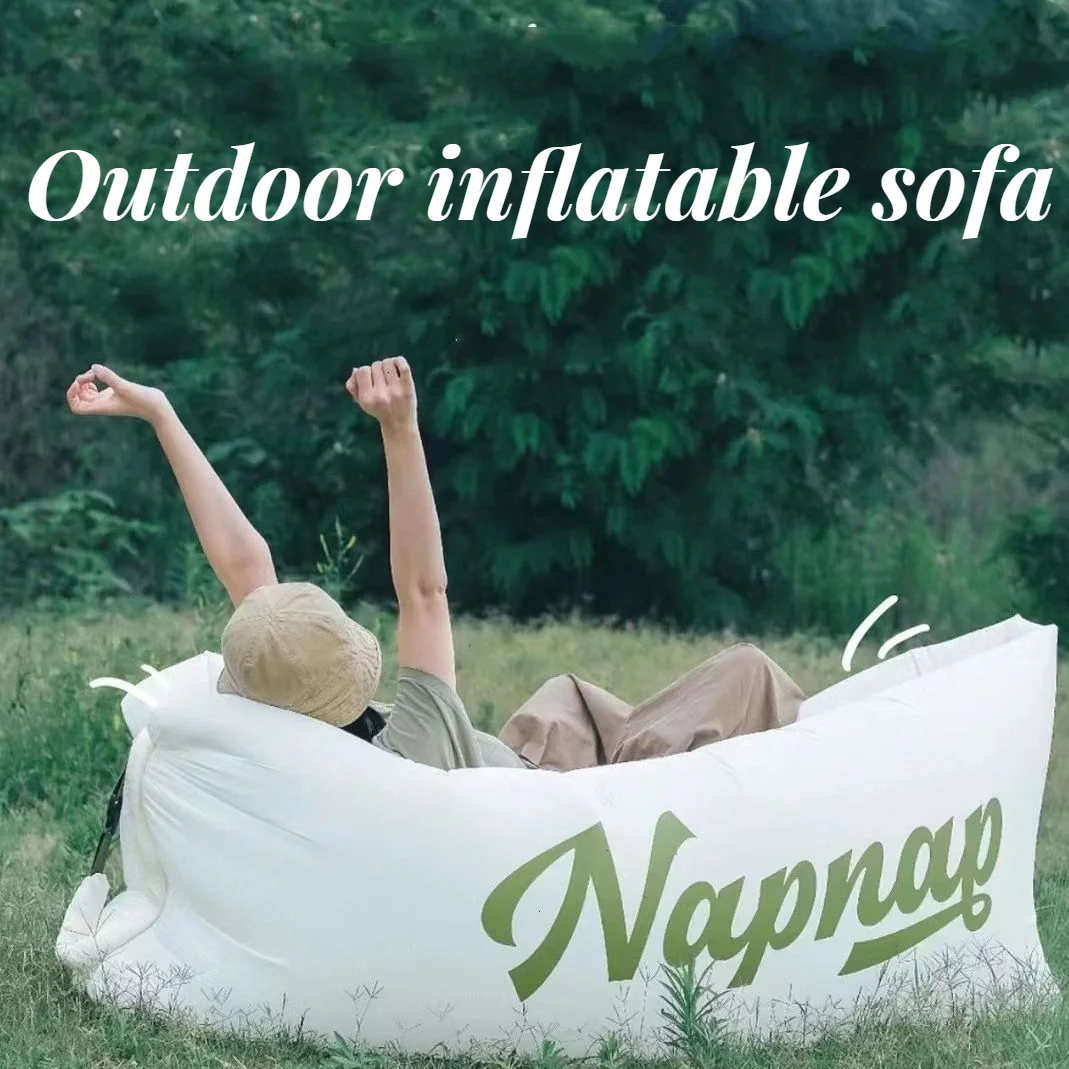 

Outdoor Lazy Inflatable Sofa, Portable Camping, Picnics, Music, Solar Term Pad Bed, Beach Air Bed, Foldable, Automotive Supplies