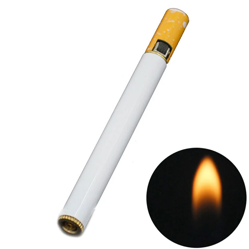

Creative Cigarette Lighters Mini Torch Butane Jet Gas Lighter Smoking Accessories (Without Gas) for Friends Man's Gift