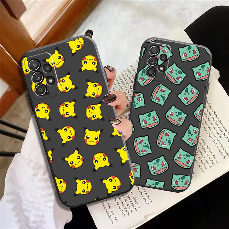 

Pokemon Pikachu Cute Phone Cases For Samsung Galaxy S20 FE S20 Lite S8 Plus S9 Plus S10 S10E S10 Lite M11 M12 Soft TPU